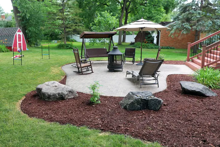 backyard mulch ideas